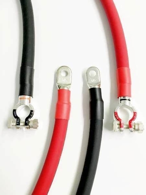 5/16 "Lug Terminals 12 Zoll eingelagerte Kupferbatterie Inverterkabel für Auto Lkw RV Solar