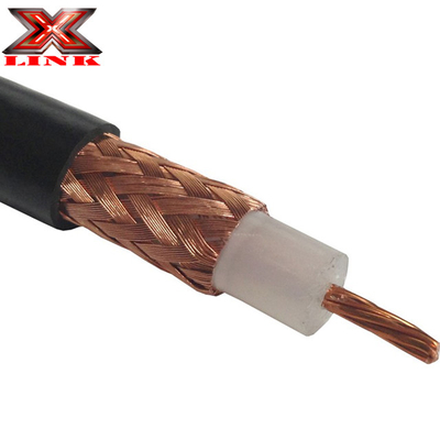 RG213 Koaxkabel 50 Ohm mit PVC-Jacke und nackter Kupferflechte