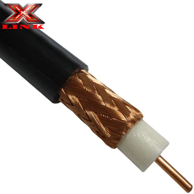 RG213 Koaxkabel 50 Ohm mit PVC-Jacke und nackter Kupferflechte