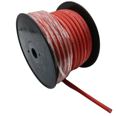 Auto-Audio-Leistungskabel 1/0 AWG GA-Gabel Flexible Durchsichtiges PVC-Jackett für den Autogrund