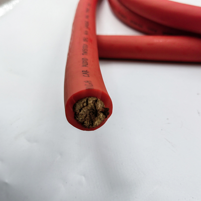 Auto-Audio-Leistungskabel 1/0 AWG GA-Gabel Flexible Durchsichtiges PVC-Jackett für den Autogrund