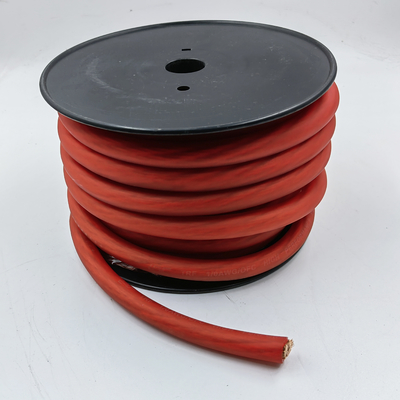 Auto-Audio-Leistungskabel 1/0 AWG GA-Gabel Flexible Durchsichtiges PVC-Jackett für den Autogrund