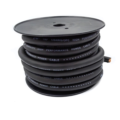 1/0 AWG Oversize Gauge 4/0 GA Auto Audio OFC Stromkabel Weichberührung Flexible PVC Jacke