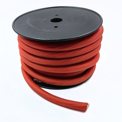 1/0 AWG Oversize Gauge 4/0 GA Auto Audio OFC Stromkabel Weichberührung Flexible PVC Jacke