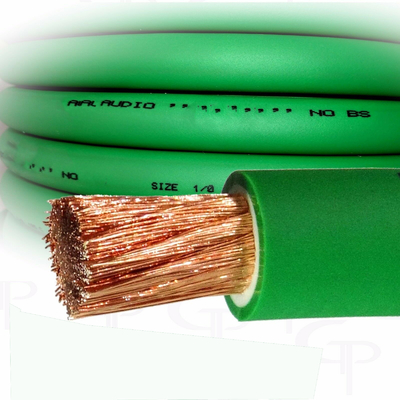 CCA-Dirigent Auto-Audio-Boden-Stromkabel Transparente PVC-Jackette Top Flex 4 AWG-Gauge