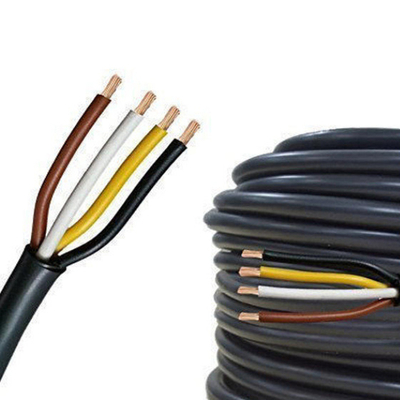 2-60 Kernnummer Isolierter elektrischer Drahtkabel mit PVC-Dämmstoff