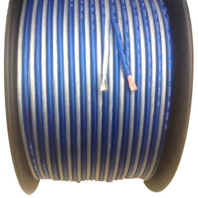 8.0mm Außendurchmesser OFC Lautsprecher Audio-Kabel Draht aus 99,99% sauerstofffreiem Kupfer