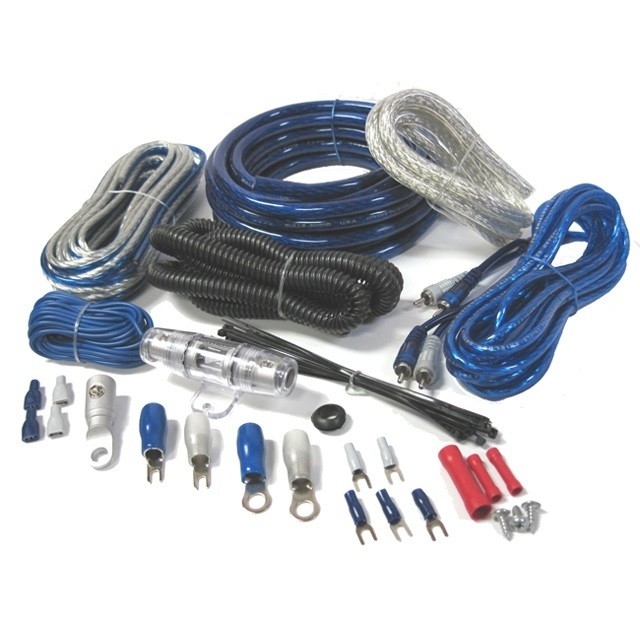 12V Gleichspannung PVC Jacket Cca Awg 4 Ga Verstärker Installation Verkabelung Kit und Leistung