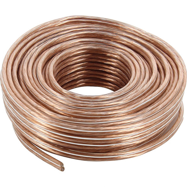 14 12 16AWG OFC Bare Copper High End Heimkino Audio Lautsprecherkabel mit weichen PVC-Jackett