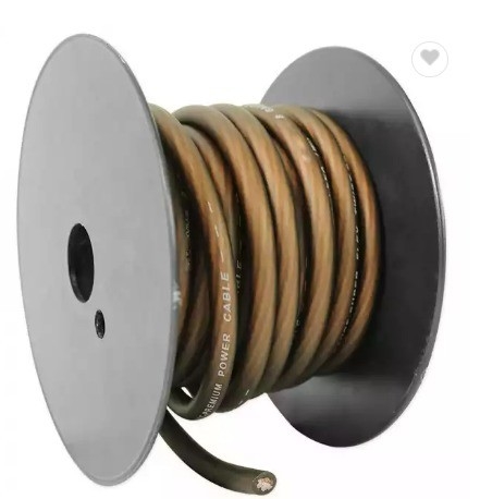 Flexible durchsichtige Stromleitung 1/0awg zur Verbesserung der Audioperformance von Autos und Motoren