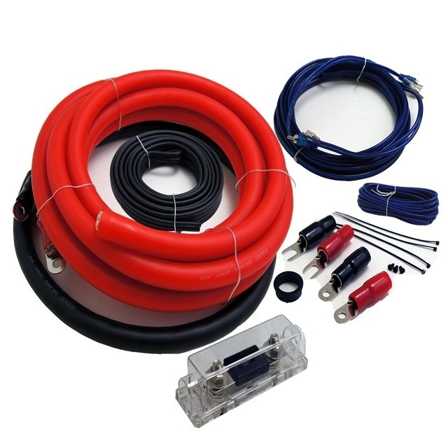Soft PVC Jacket 2000 Watt 0GA Verstärker Verkabelung Kit für Audio-Leistung