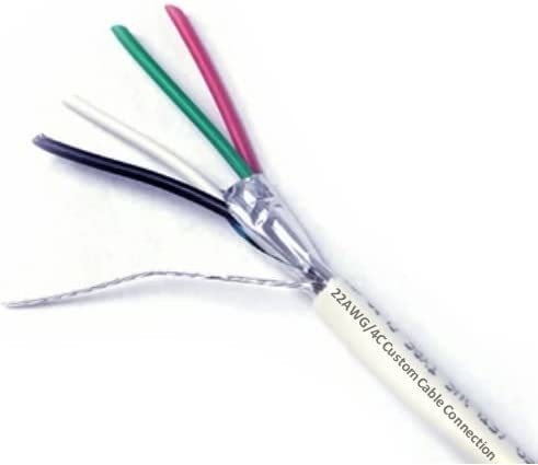 22 AWG 4 Leitungsstrangiges geschütztes Plenumkabel für Sicherheit/Alarm/Zugriffskontrolle
