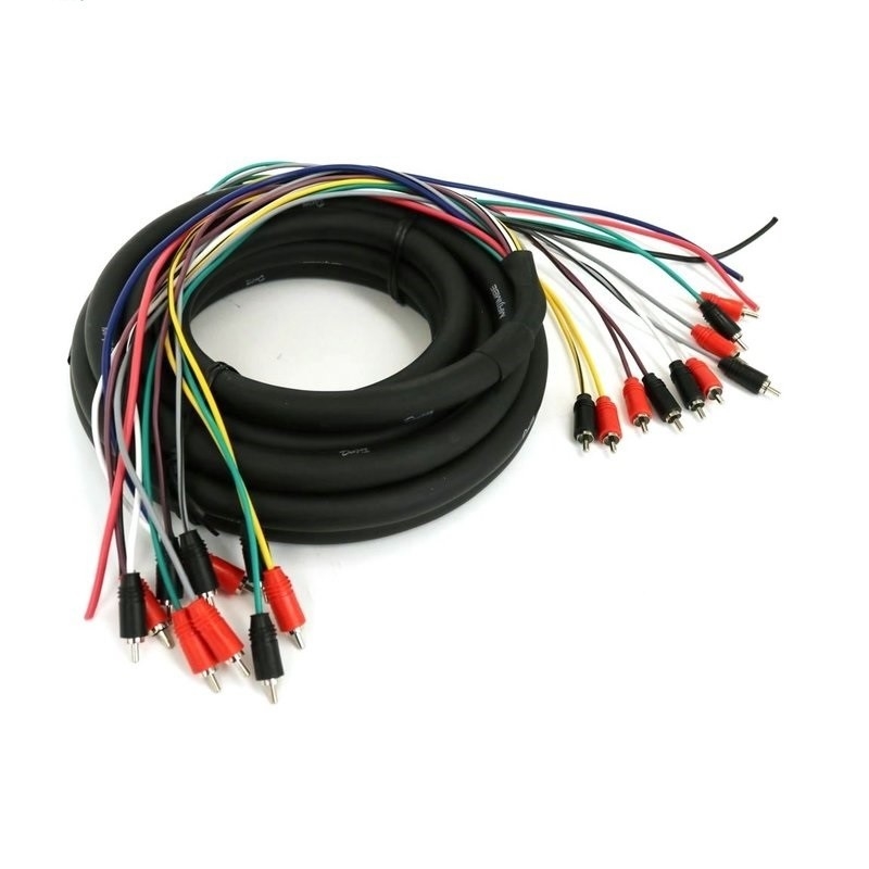 100% Sauerstofffreies Kupfer Multi Channel Audio 10 RCA Power Medusa Kabel für Profis