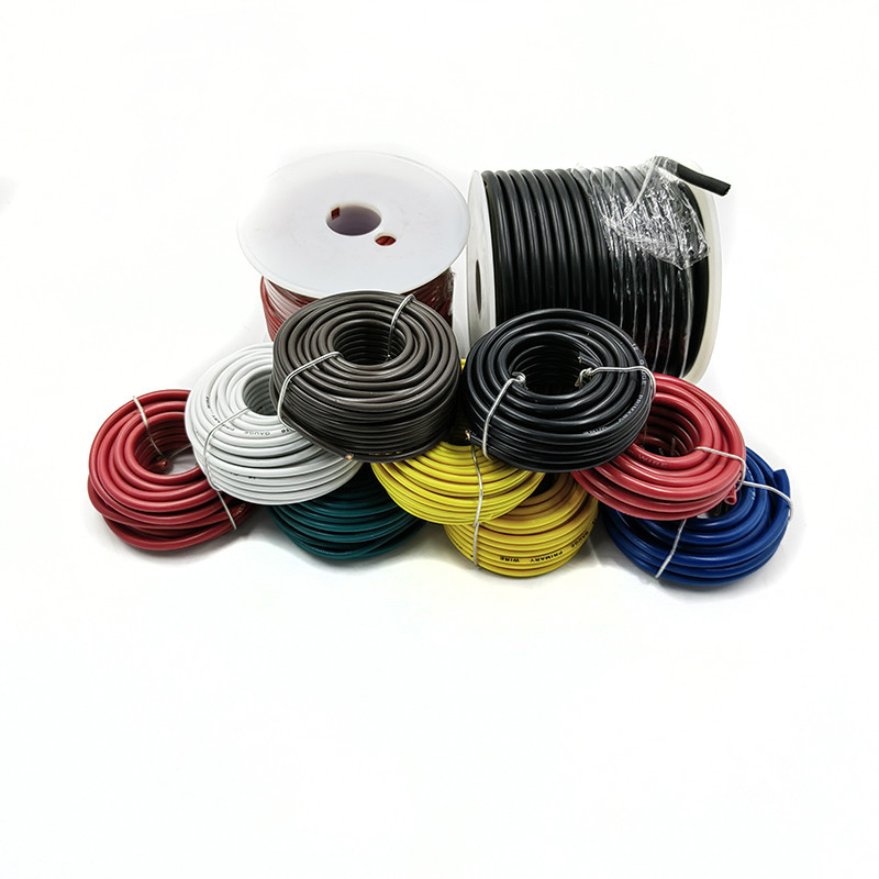10 12 14 16 18 AWG Gauge GA Automotive Primärdraht Elektrizitätskabel mit PVC-Jackett