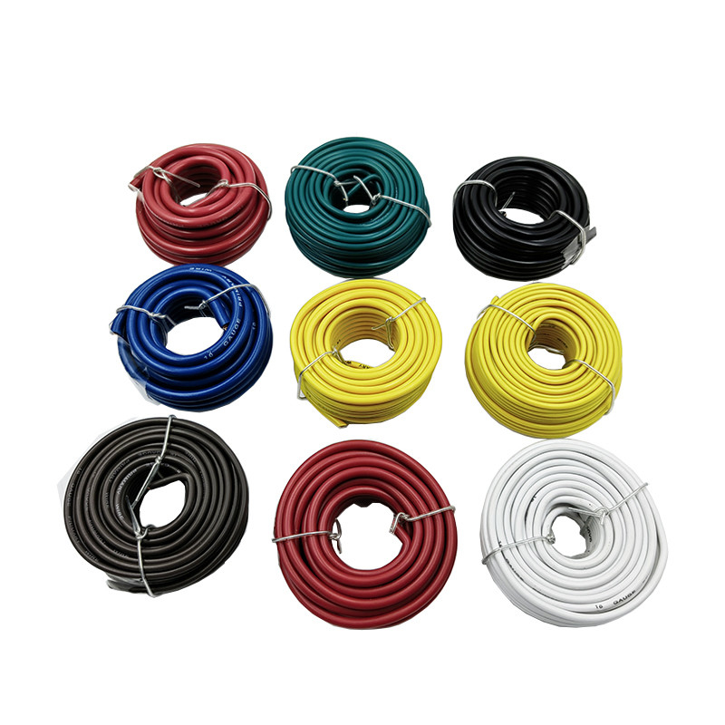 Niedrigspannung 10 12 14 16 18 GA AWG Gauge Automotive Electric Single Wire mit Kupferleiter Jacket PVC