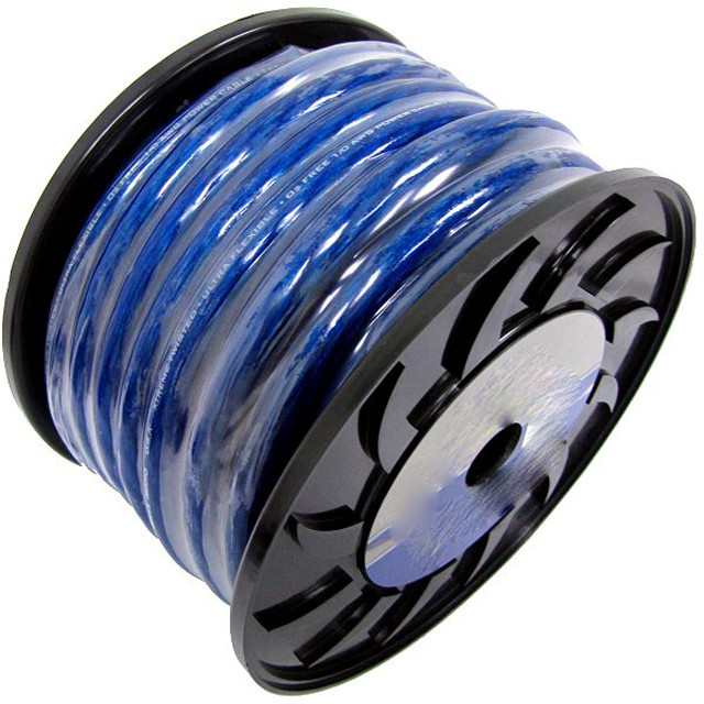 Soft PVC Jacket 4/0 3/0 2/0 GAUGE AWG Frosted Colored Car Audio OFC Stromkabel