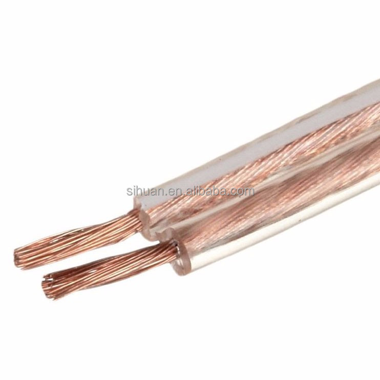 Flachsprecherdraht 18 AWG Flachkabel mit RCA-Anschluss Typ CE-zertifiziert