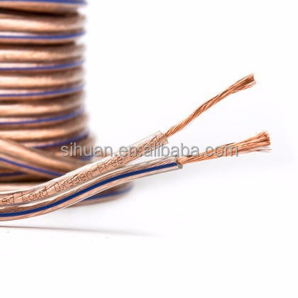 Durchsichtige PVC-Jackette 14AWG flexibler Lautsprecherdraht 200 Fuß / 60,9 Meter für Heim- und Autolautsprecher
