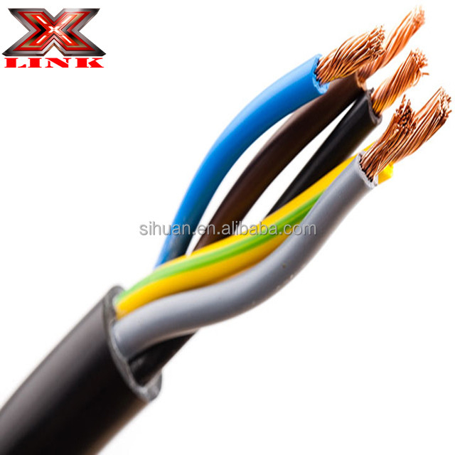 BS6500 Standard 7 Kern-PVC-Kupferdraht für elektrische Anhänger-Spurdraht für Industrie