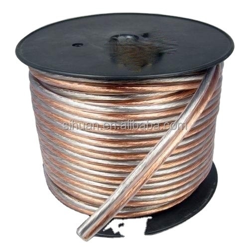 Flexible Transparent Jacket Stranded Wire für Auto und Heim Audio RCA Steckverbinder Typ