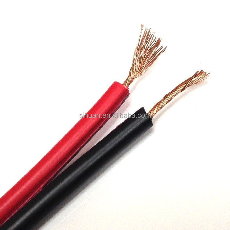 Home Theater 12 Gauge Stranded Wire Rot und Schwarz PVC Jacket Lautsprecherkabel für Audiosystem