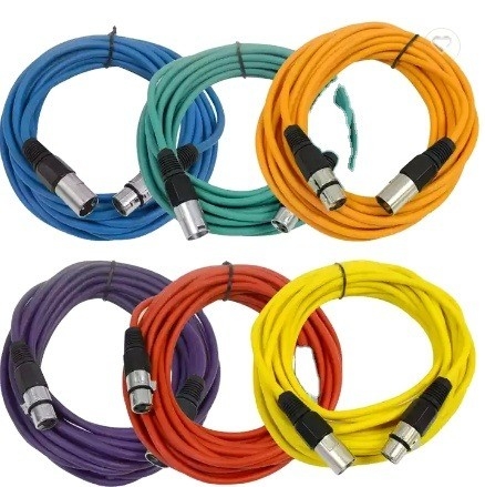 24AWG PVC Isolation XLR DMX Kabel für Mikrofone, Funkstationen und Lautsprechersysteme