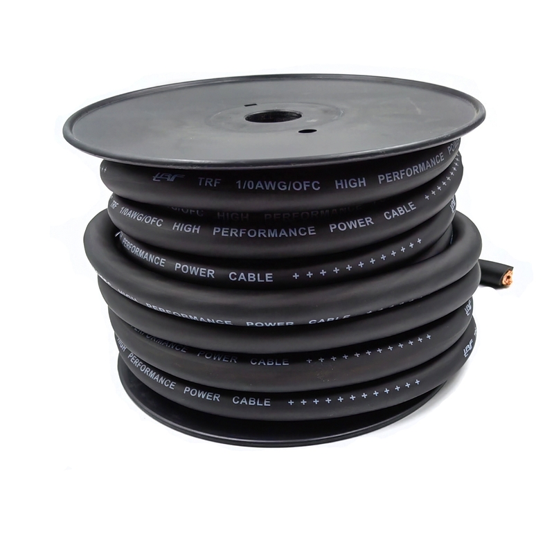 1/0 AWG Oversize Gauge 4/0 GA Auto Audio OFC Stromkabel Weichberührung Flexible PVC Jacke