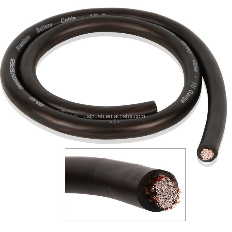 Anpassung an die Anzahl der Leitungen Soft PVC Jacket Auto Amp Installation 4/8 Gauge Stromkabel
