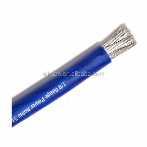 0.4-10 Kaliber Kupferleiter PVC Jackett Auto-Audio-Stromkabel für Elektrofahrzeuge
